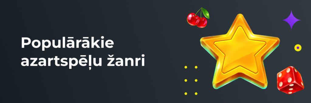 Populārākie azartspēļu žanri